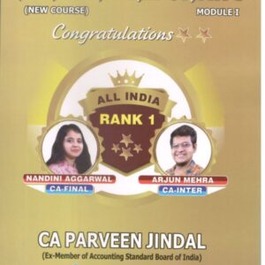 CA Final Financial Reporting Books by CA Parveen Jindal