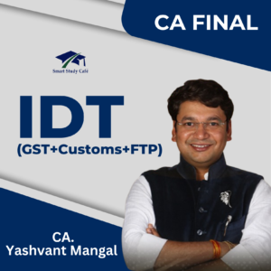 CA Final Indirect Tax Ramban Charts (GST, Custom, FTP) By CA Yashvant Mangal